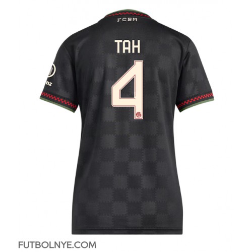 Camiseta Bayern Munich Jonathan Tah #4 Tercera Equipación para mujer 2025-26 manga corta